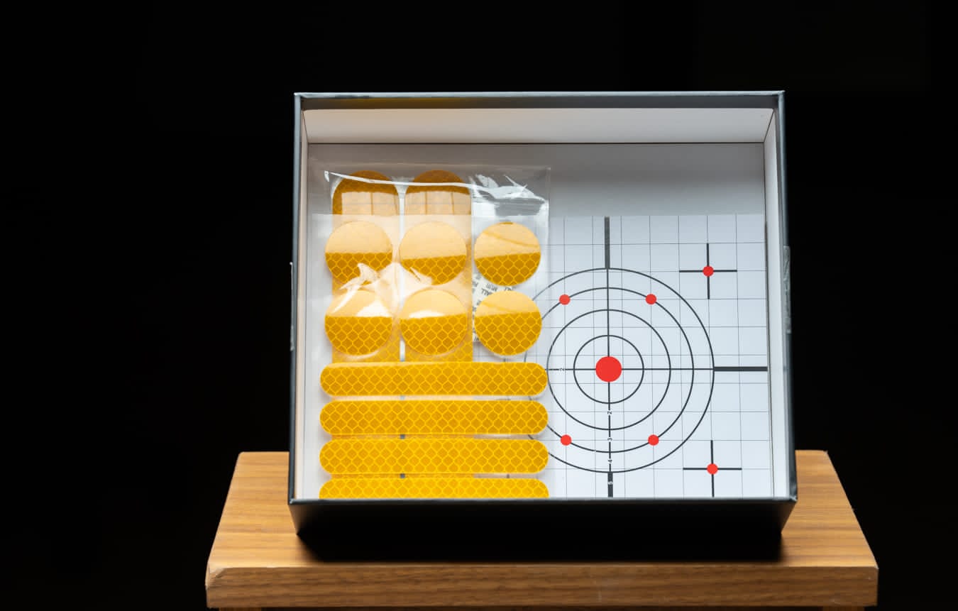 In the box of the Tango Innovations Fire 4000 Ballistics Rangefinder